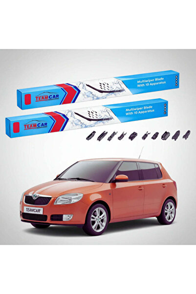 TEAMCAR Skoda Fabia II 5J2 2013-2014 Ștergătoare |   Set plat frontal – TeamC...