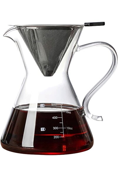 BPA Silk Route - Pour Over Coffee Maker, Elegant Drip Coffee Maker with Reusa...