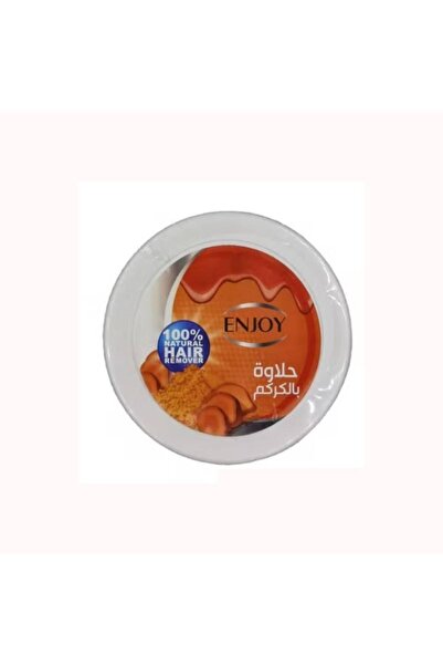 Enjoy حلاوة ازالة الشعر انجوى 400 جرام بالكركم hair remover sweetner 400 gram...