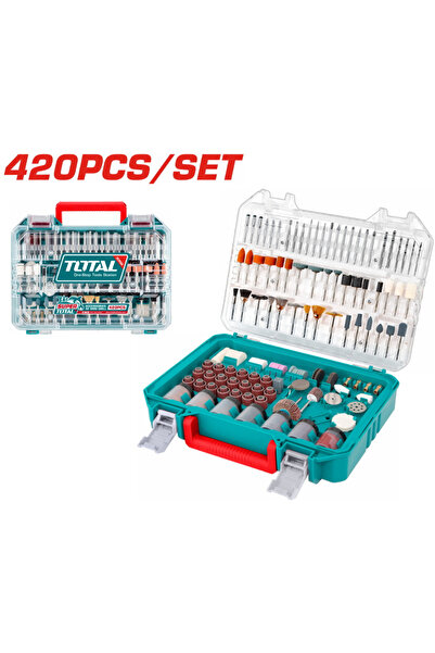 TOTAL - SET 420 ACCESSORIES FOR MINI GRINDER