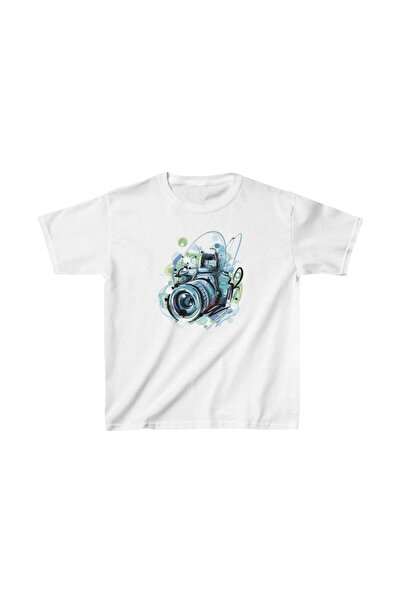 Mariposa Secret Unisex Kids Printed T-Shirt - White
