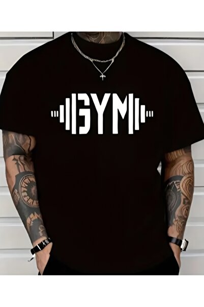 Panda Baskı Tekstil Gym Printed Special Design Oversize Tshirt