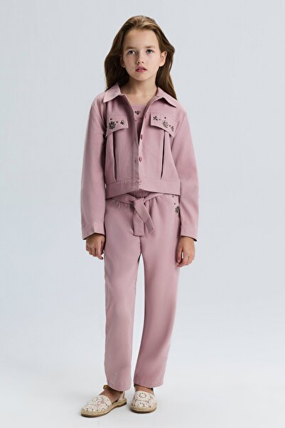 NK 31351 Cashmere Girl's Set Dusty Rose