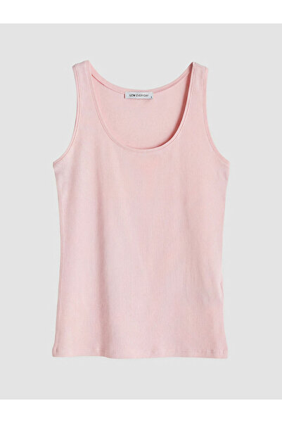 LC Waikiki New Season Pink U-Neck Women's Undershirt by Güli̇s Gi̇yi̇m