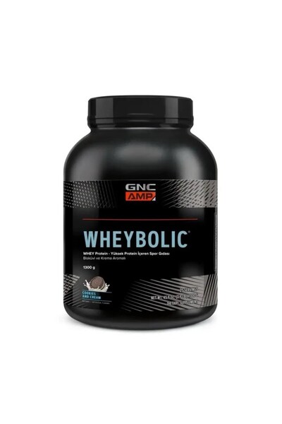 GNC Amp - Wheybolic – 1300 g (25 Servings) - Biscuit and Cream Flavored