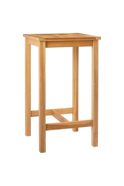 vidaxl Masă de bar 60 x 60 x 105 cm Teak solid