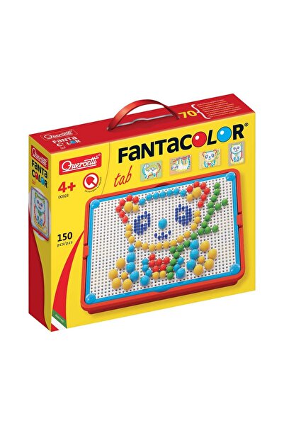 quercetti Joc creativ cu mozaic, Quercetti, Fantacolor, 100 piese