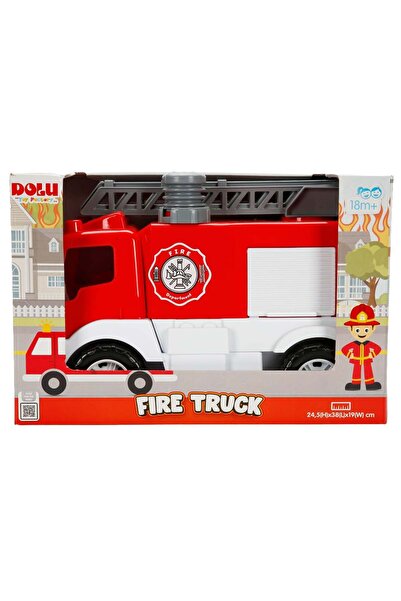 Dolu Camion de pompieri, Dolu, Rosu, 38 cm