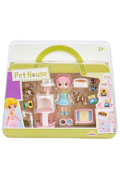 Sunman Playset with doll and accessories, Sunman, Pet House