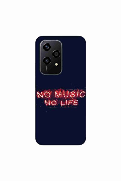 OEM Θήκη συμβατή με Honor 200 Lite Σιλικόνης Gel TPU Μοντέλο No Music No Life