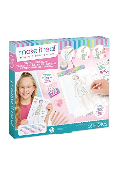 Make It Real LED light board and templates, Make It Real, 38 pieces