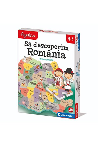 Generic Brand Joc educativ, Clementoni, Agerino, Sa descoperim Romania