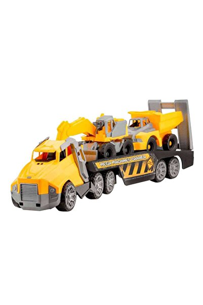 Maxx Wheels Set transportator cu utilaj de constructii,
