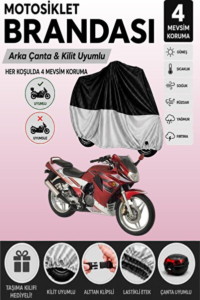 Cemku Double Black Top - Gray Bottom, Rear Bag Compatible Kanuni Racer 200 Mo...