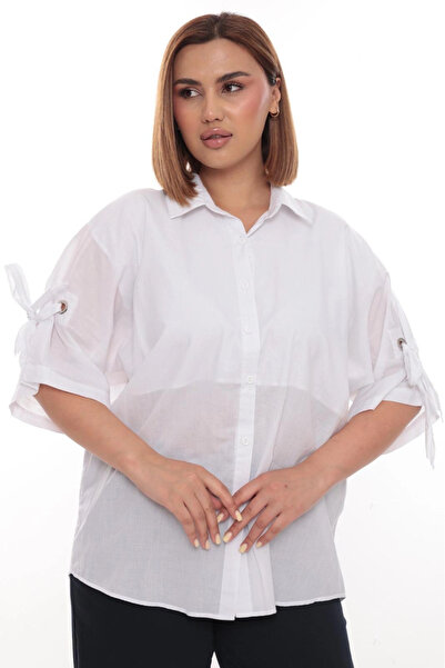 Lady Majestic 100% Cotton Plus Size Women's Cotton Shirt with Relaxed Fit, Bu...