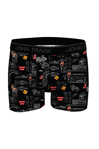 John Frank DİJİTAL BASKILI MODAL BOXER MULTICOLOR