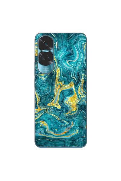 OEM Husa compatibila cu Honor 90 Lite 5G Silicon Gel Tpu Model Abstract Gemst...