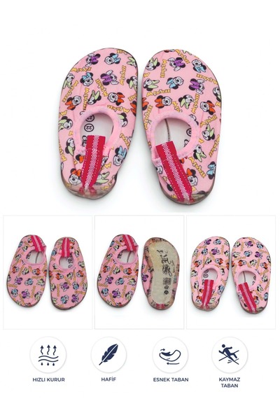 SERABİEN Unisex Children's Non-Slip Sole Sea Pool Beach Slippers