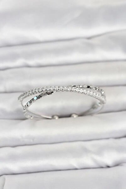 Generic Brand Brass Silver Color Zircon Stone and Dorica Model Women's Bracel...