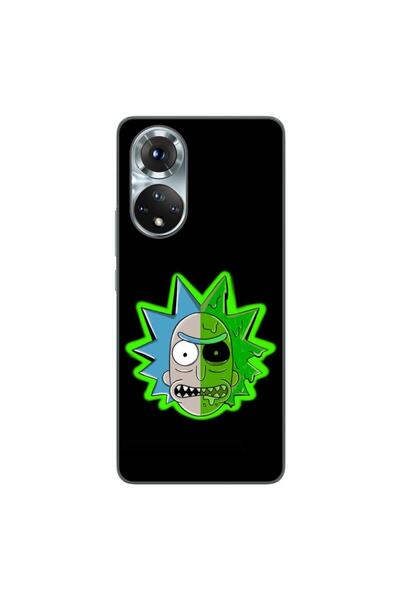 OEM Husa compatibila cu Honor 50 Silicon Gel Tpu Model Rick And Morty Alien