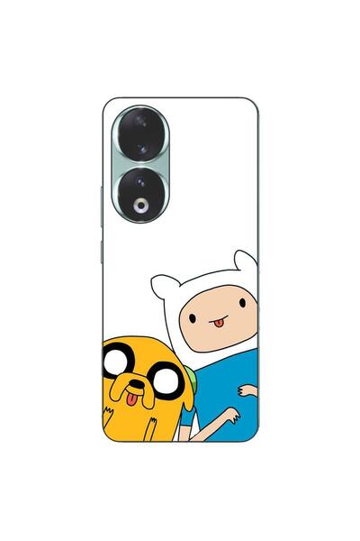 OEM Θήκη συμβατή με Honor 90 5G, από σιλικόνη gel TPU, με σχέδιο Φιν και Τζέι...