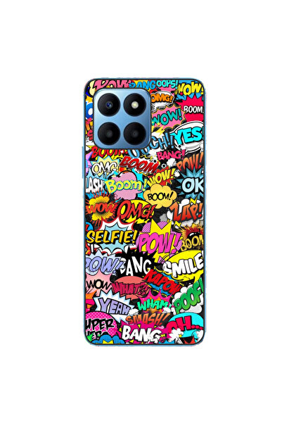 OEM Husa compatibila cu Honor 70 Lite Silicon Gel Tpu Model Pop Art Pow Wow Boom