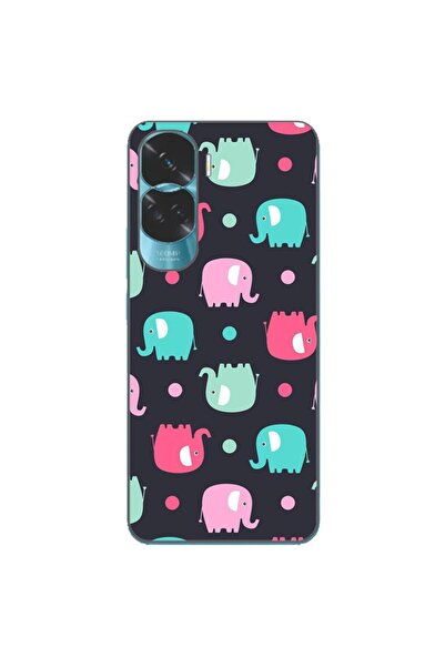 OEM Husa compatibila cu Honor 90 Lite 5G Silicon Gel Tpu Model Pattern Elefant