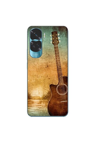 OEM Husa compatibila cu Honor 90 Lite 5G Silicon Gel Tpu Model Chitara Vintage