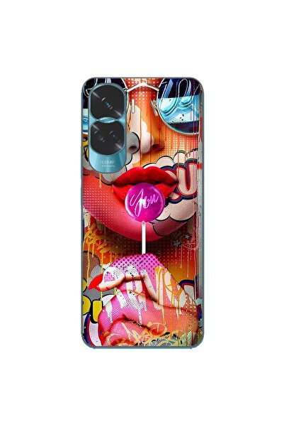 OEM Husa compatibila cu Honor 90 Lite 5G Silicon Gel Tpu Model Pop Art Lolipop