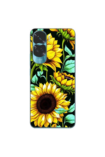 OEM Husa compatibila cu Honor 90 Lite 5G Silicon Gel Tpu Model Floarea Soarel...