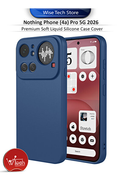 Wtech Nothing Phone (4a) Pro 5G 2026 Premium Soft Liquid Silicone Case Cover