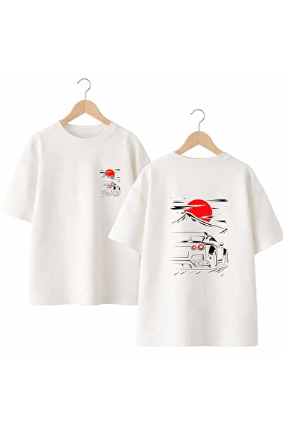 playwear Tricou roșu Dolunay Araba, imprimat pe spate și pe piept, 100% bumba...