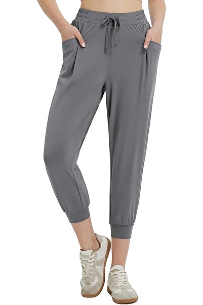 BALEAF Women's Short Cropped Pants with Pockets and Drawstring Lightweight