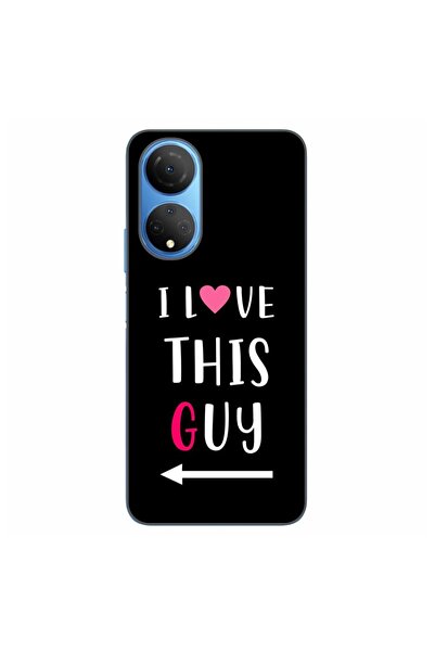 OEM Husa compatibila cu Honor X7 Silicon Gel Tpu Model Cupluri I love This Guy