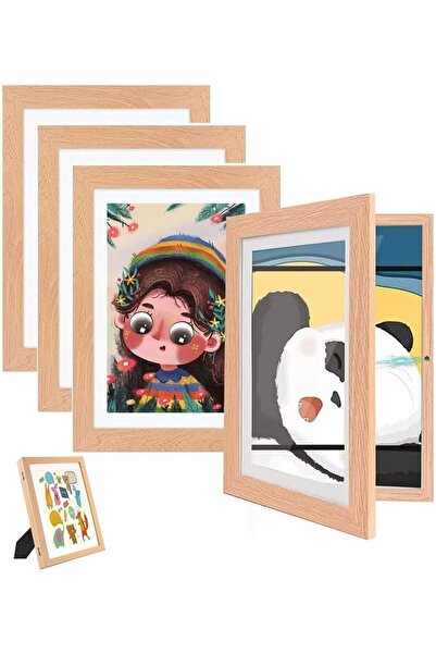 SanerDirect A4 Picture Frame 21 x 30 cm, Children's Drawings A4 Front Opening...