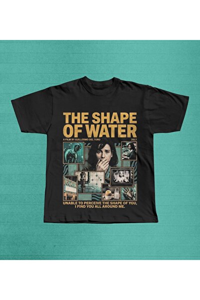 Grafftee Clothing Tricou oversize unisex cu imprimeu Shape of Water