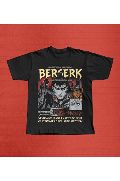 Grafftee Clothing Berserk Guts Printed Unisex Oversize T-Shirt