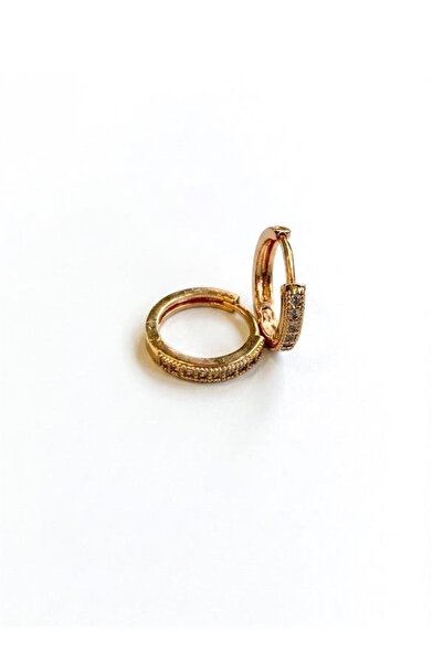 atastore2017 Jewelled Hoop Earrings - Gold
