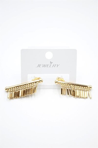 atastore2017 Bar Dangle Earrings - Gold