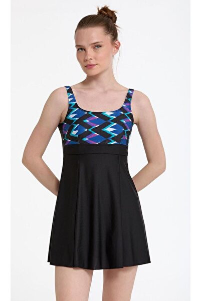 RAPAPA Women's Swimsuit with Patterned Dress 0341-327