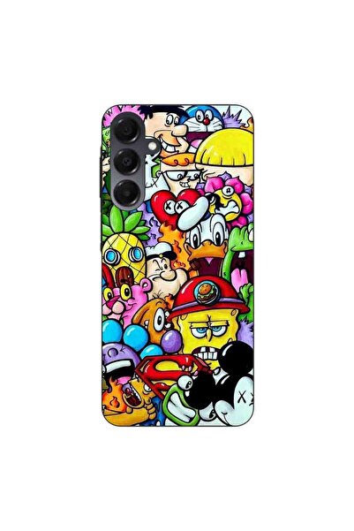 OEM Husa compatibila cu Samsung Galaxy A16 Silicon Gel Tpu Model Pop Art Cart...