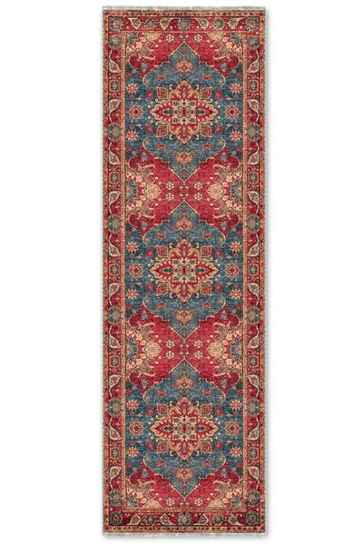 Babil Home Yolluk Halı Kaymaz Taban Yıkanabilir Leke Tutmaz Kilim Özel Ölçü Koridor Halısı 3033