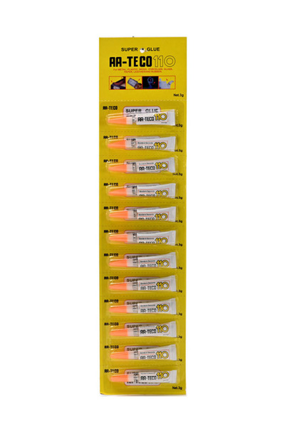 MFH TOOLS لاصق فائق القوة 12 قطعة 3 جرام لاصق فوري للمعادن والبلاستيك والمطاط...