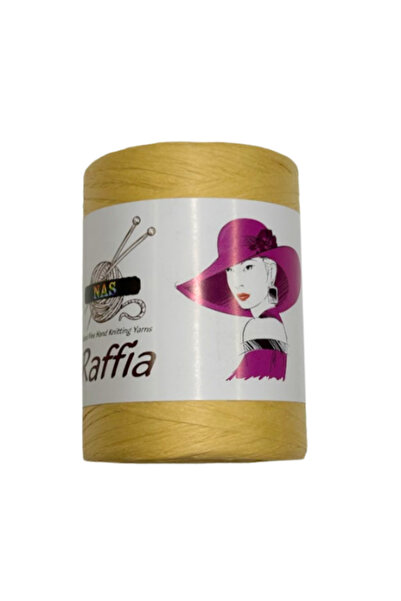 Thezuffy Nas Raffia 100% Φυσικό Νήμα Ράφιας για Τσάντες και Καπέλα 100 γρ. Νή...