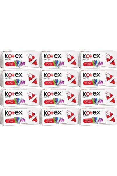 Kotex Tampon Süper 192 Li Set (12PK*16)