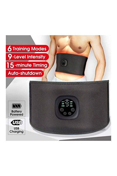 Arabest Intelligent USB Rechargeable EMS Fitness Belt, for Muscle Training We...