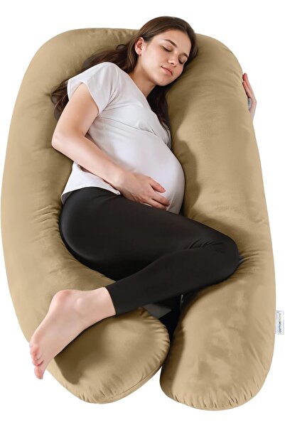 COTTON HOME ® Pregnancy Pillows for Sleeping, U Shaped Full Body Maternity Pi...