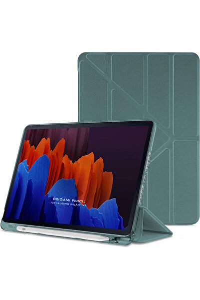 m.tk moveteck Lenovo Tab One 8.7 inç K9 TB-305FU Uyumlu Kılıf Kalem Bölmeli K...