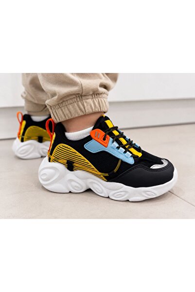 PAPUCUMUN DÜNYASI Children's Futuristic Street Style Sneaker with Lively Colo...