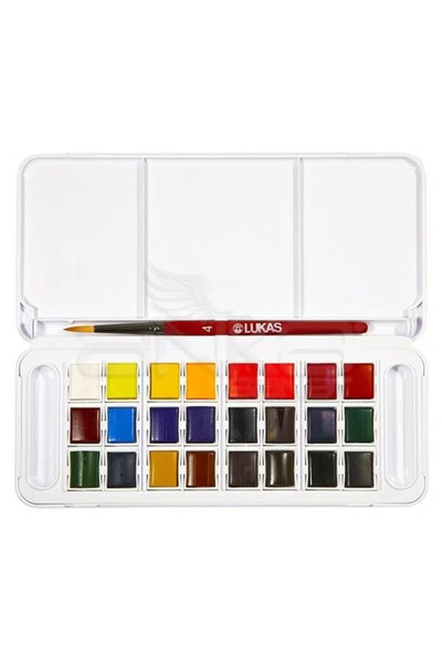 Lukas Sulu Boya Takımı Tablet 24 Renk